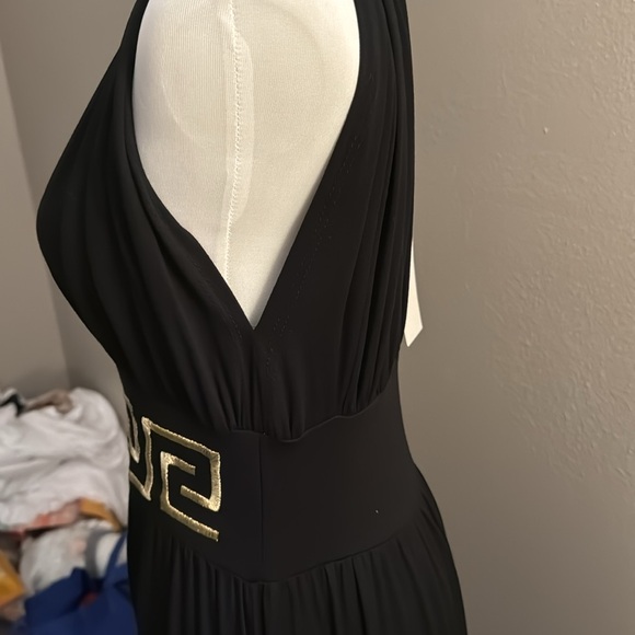 NWT Black dress from Greece size 3 Greece I usually wear a medium in US. - Picture 3 of 8